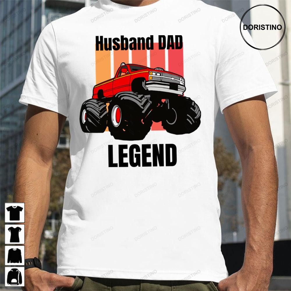 Retro Husband Dad Trucker Legend Awesome Shirts